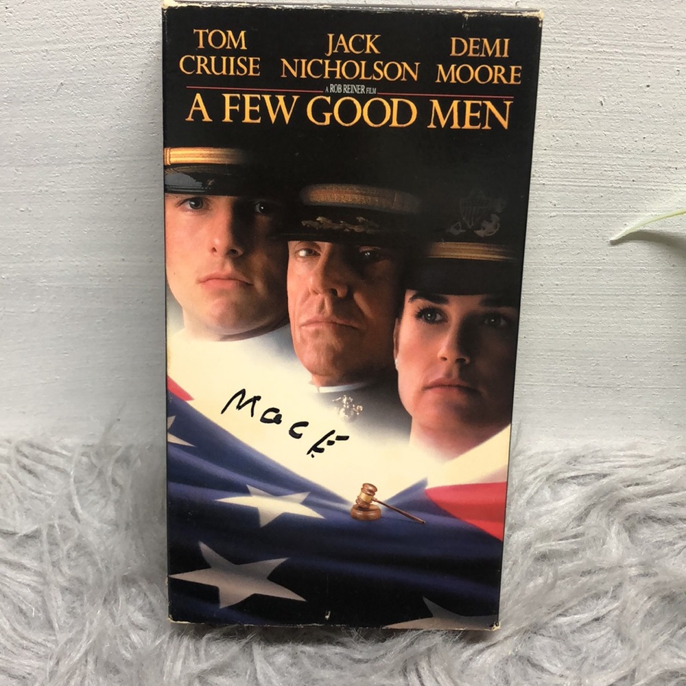 a few good men, 1993 Columbia pictures: VHS Home Movie Video Cassette Tape